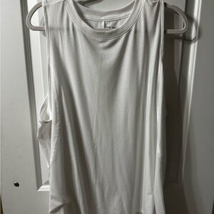 tek gear White Sleeveless Tank Top